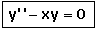 y''-xy=0
