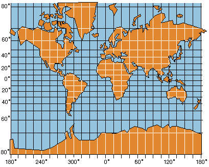 Mercator-Karte