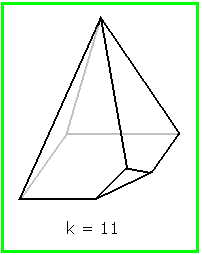 Pyramide ueber Viereck mit abgeschnittener Ecke