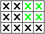 3x4-Chomp; Anziehender hat (2,3) genommen