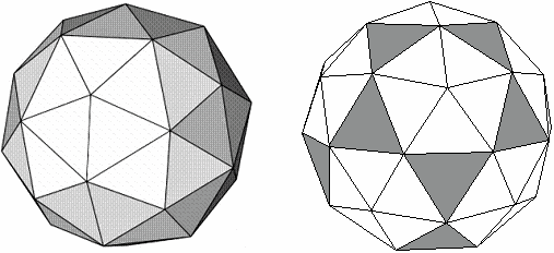 Penta-Dodekaeder und Tetra-Ikosaeder