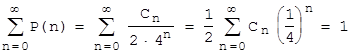 Verteilung P(n)